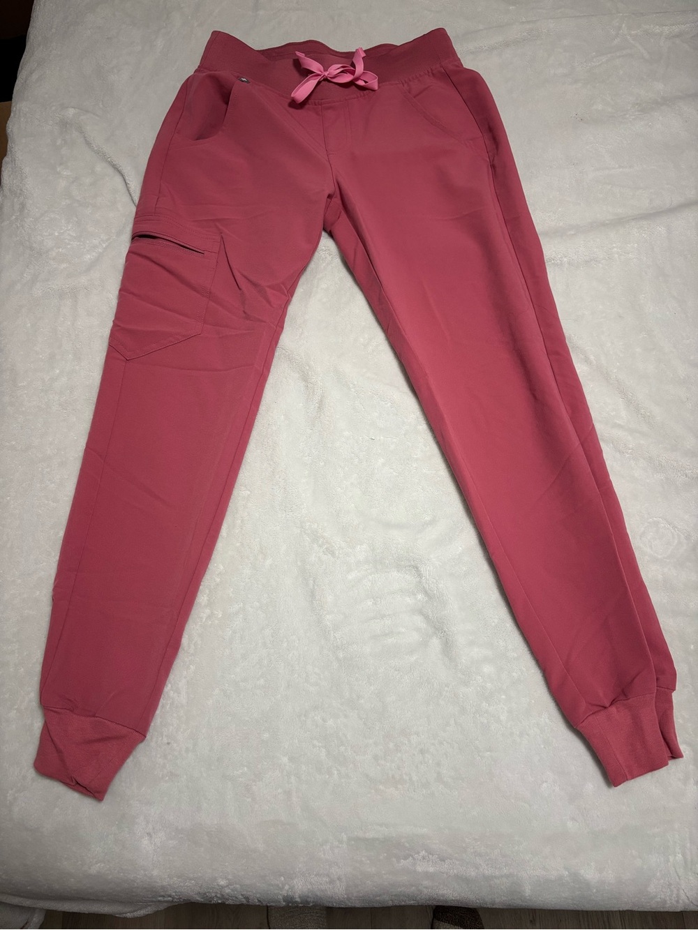 FIGS XS Pink Jogger Scrub Pants